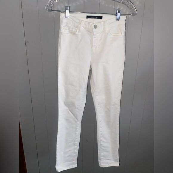J Brand high rise skinny blanc - Picture 1 of 4